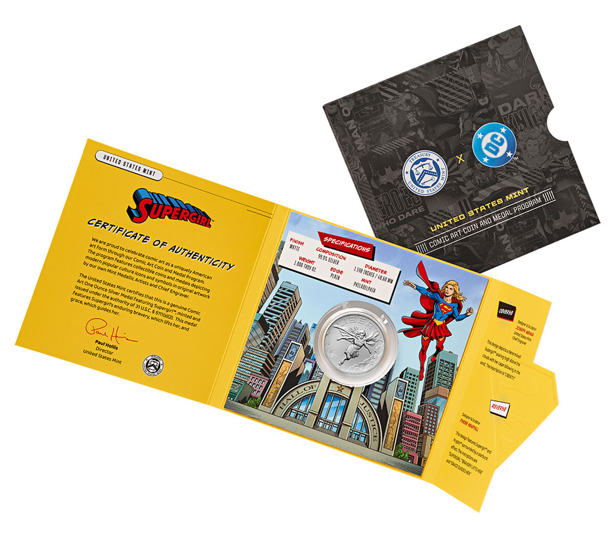 Comic Art One Ounce Silver Medal Subscription, , hi-res image number 1.0