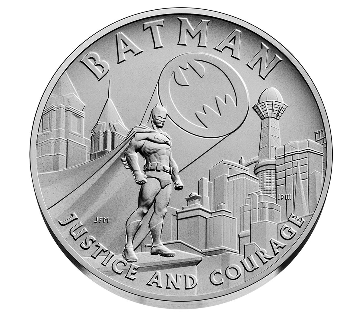 Comic Art 2.5 Ounce Silver Medal &ndash; Batman&trade;, , hi-res image number 5.0