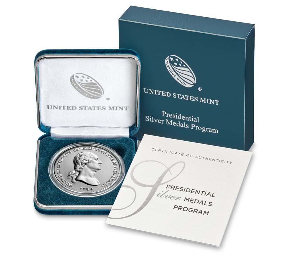 George Washington Presidential Silver Medal | US Mint