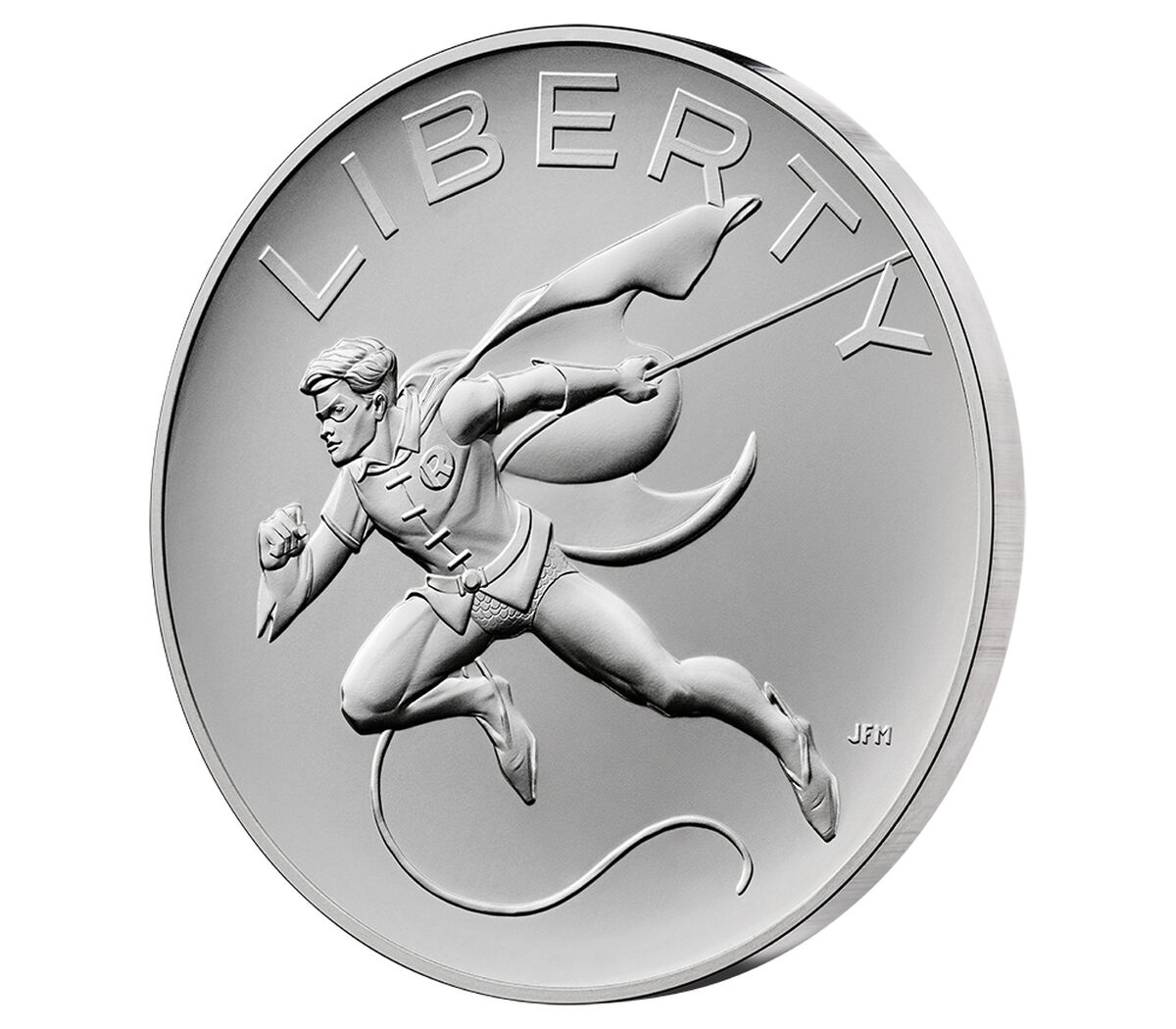 Comic Art One Ounce Silver Medal &ndash; Robin&trade;, , hi-res image number 4.0