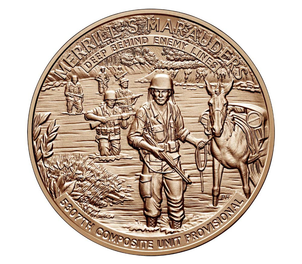 Merrill's Marauders Bronze Medal image number 1.0