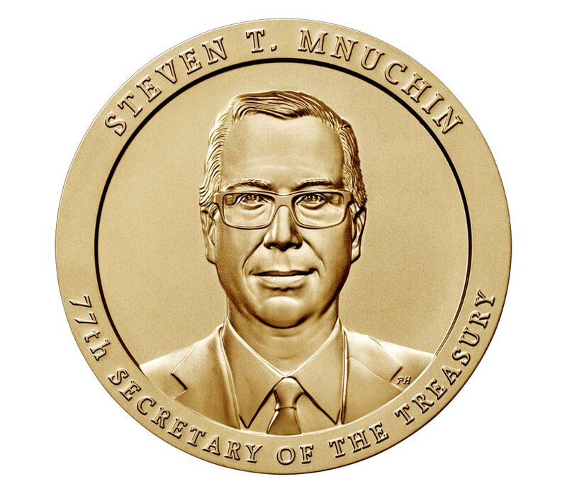 スティーブン・T・ムニューシン財務長官ブロンズメダル 3インチ