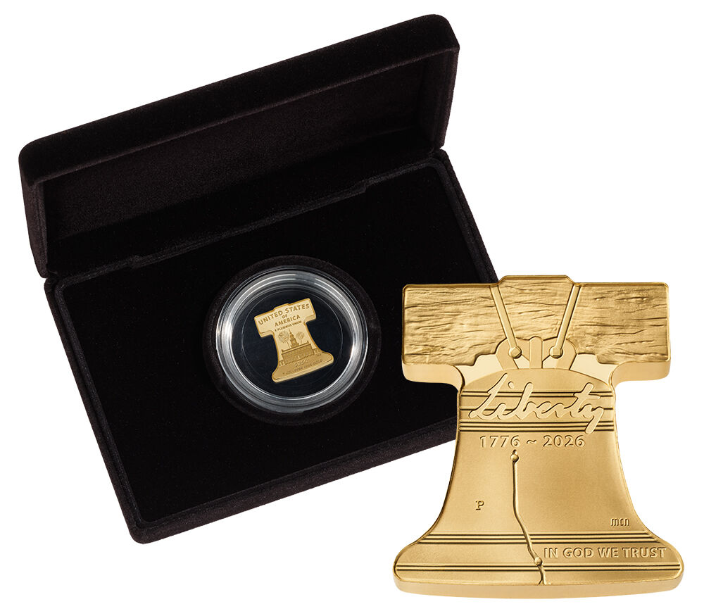 $100,000 REWARD! THE MURDERER リバティベルサルーン Freedom Ringing – Liberty Bell One Ounce Gold Coin | U.S. Mint