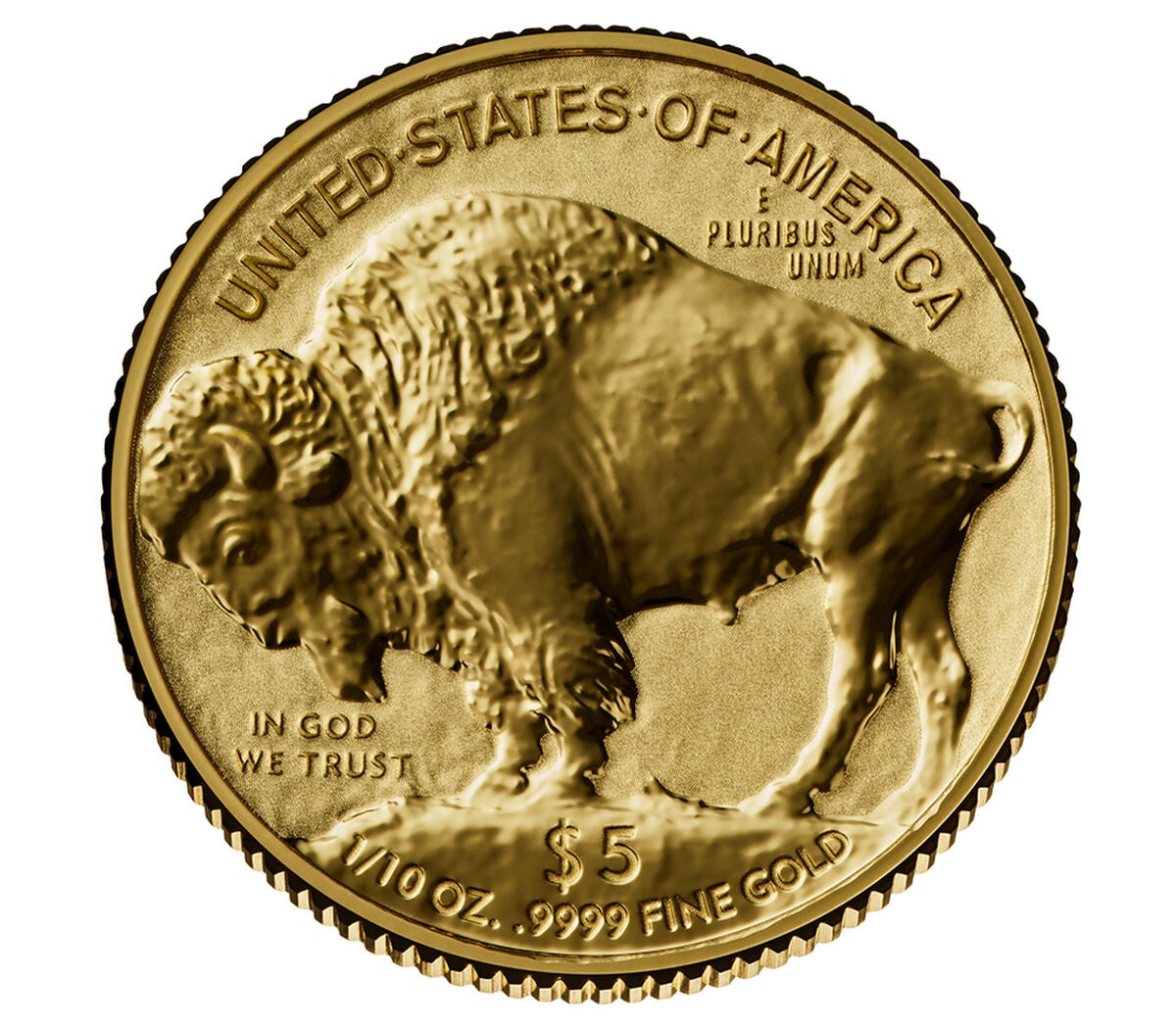 20th Anniversary American Buffalo 2026 One-Tenth Ounce Gold Reverse Proof Coin, , hi-res image number 2.0