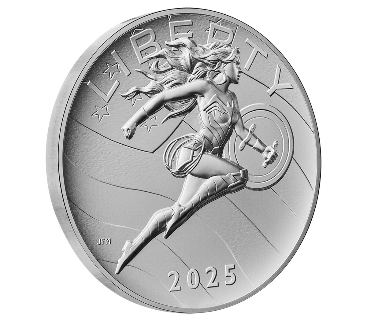 Comic Art 2.5 Ounce Silver Medal &ndash; Wonder Woman&trade;, , hi-res image number 6.0