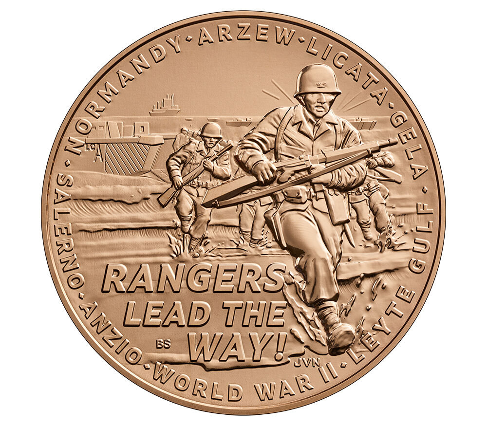 U.S. Army Rangers Veterans of WWll Bronze Medal | US Mint
