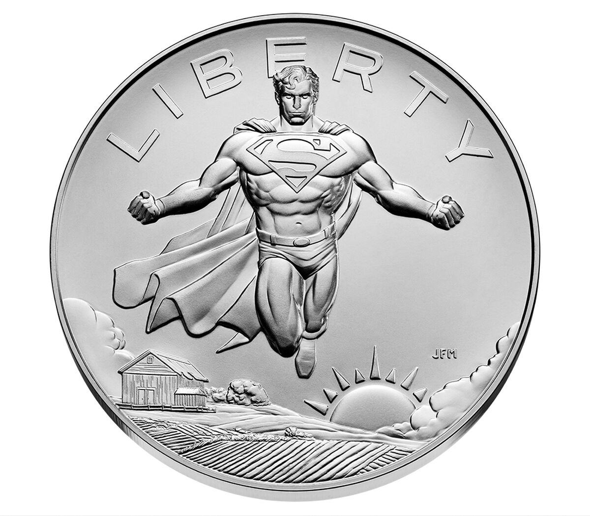 Comic Art One Ounce Silver Medal &ndash; Superman&trade;, , hi-res image number 4.0