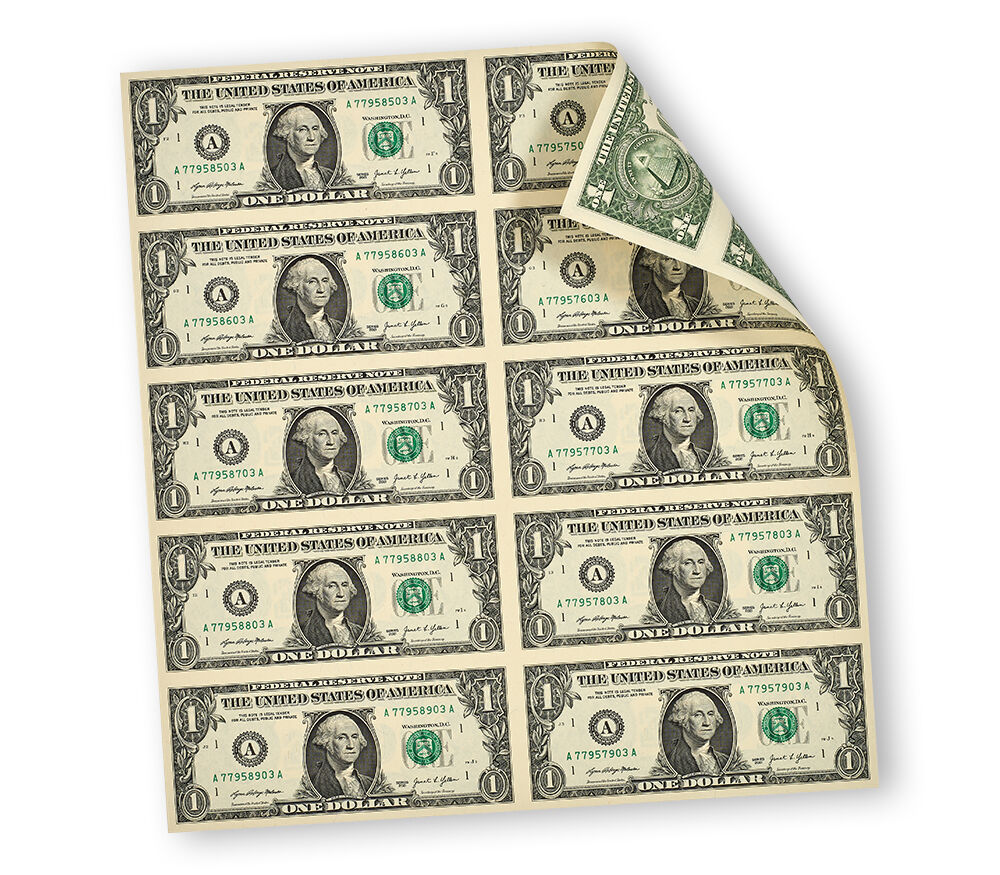 $1: 10-Note Sheet Boston (A) | US Mint