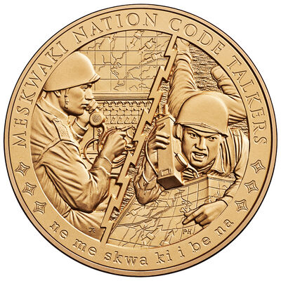 Meskwaki Nation Code Talkers Bronze Medal
