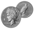 Morgan and Peace Dollar Diamond Field Two-Coin Set Subscription, , hi-res
