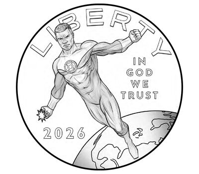 Comic Art 24-Karat Gold Proof Coin &ndash; Green Lantern&trade;