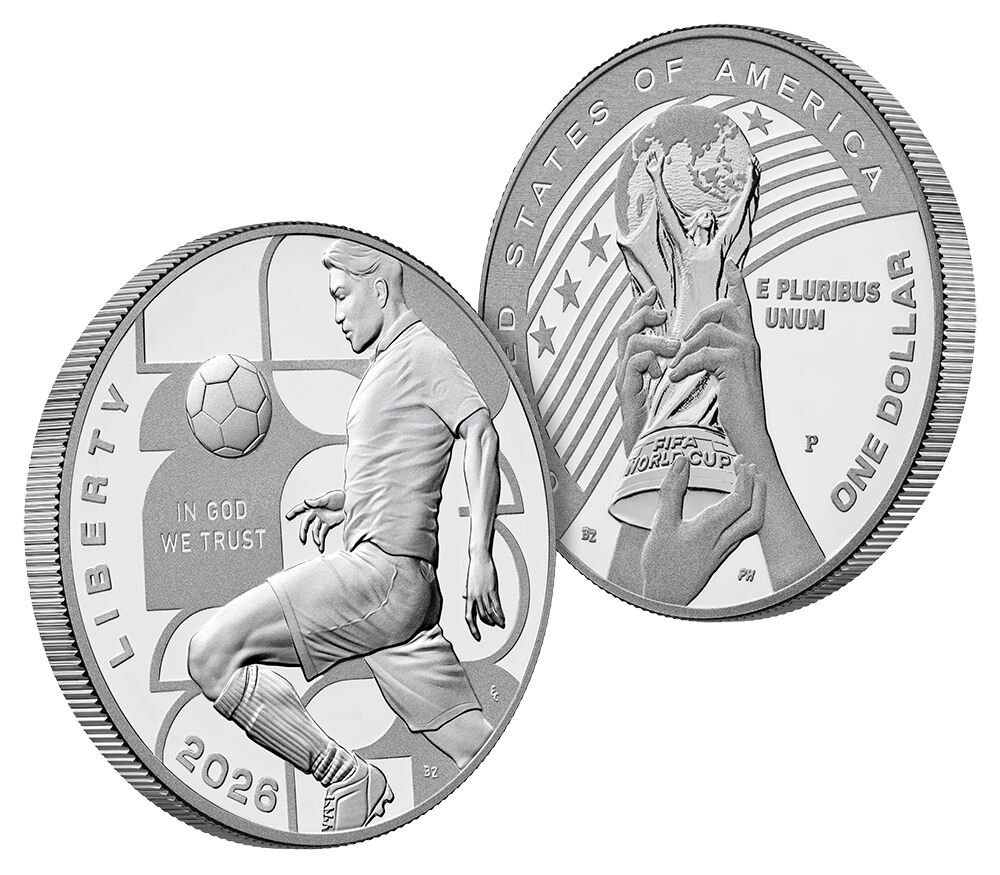 FIFA World Cup 2026 記念メダル FIFA World Cup 2026™ Proof Silver Dollar | U.S. Mint