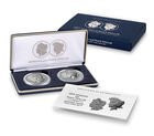 Morgan and Peace Dollar 2025 Reverse Proof Two-Coin Set, , hi-res