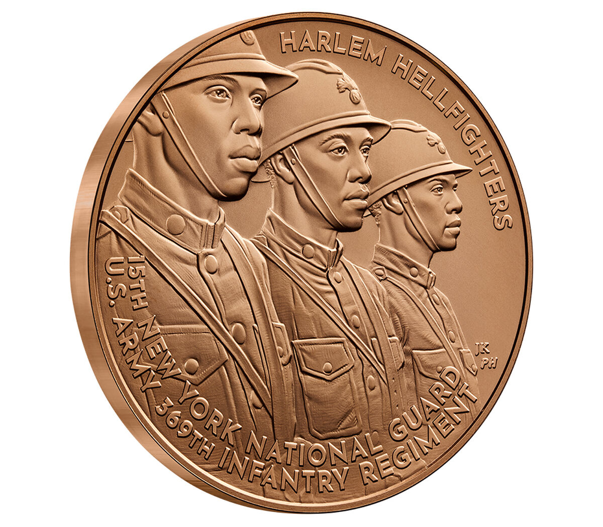 Harlem Hellfighters Bronze Medal image number 3.0