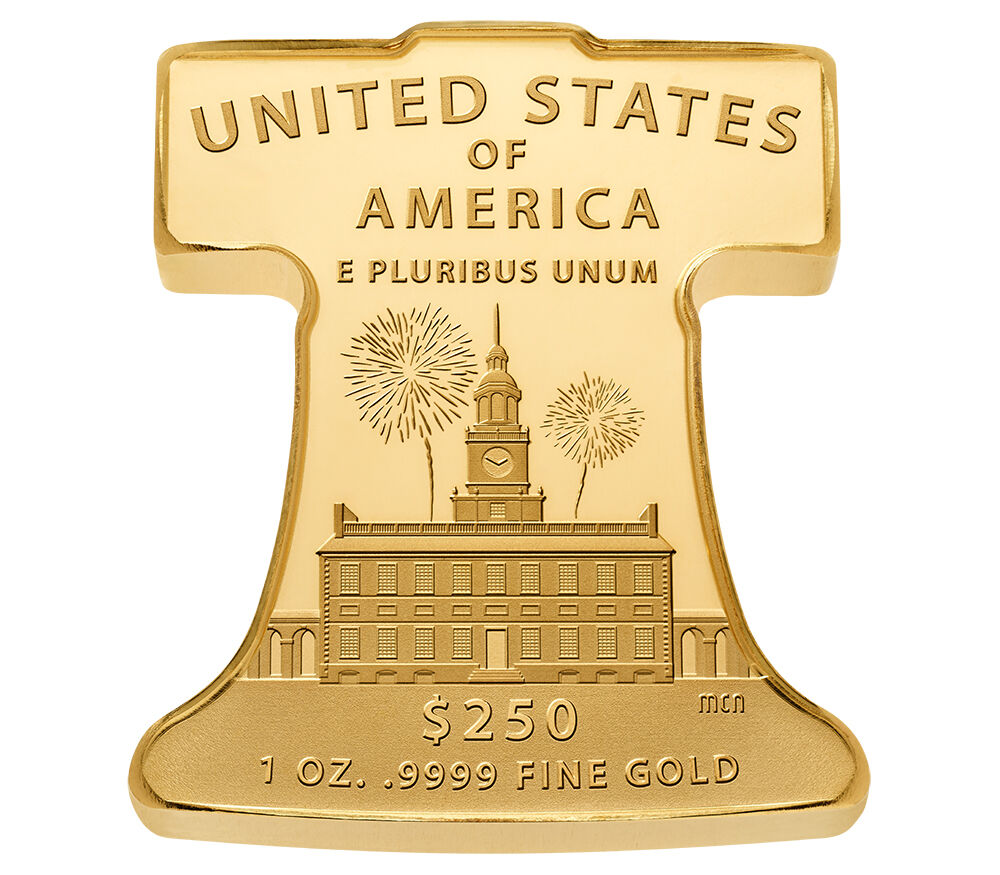 $100,000 REWARD! THE MURDERER リバティベルサルーン Freedom Ringing – Liberty Bell One Ounce Gold Coin | U.S. Mint