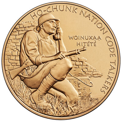 Ho-Chunk Nation Code Talkers Bronze Medal