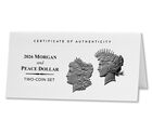 Morgan and Peace Dollar Two-Coin Set Subscription, , hi-res
