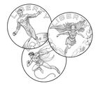 Comic Art Three Medal Set, 2026 Super Heroes, , hi-res