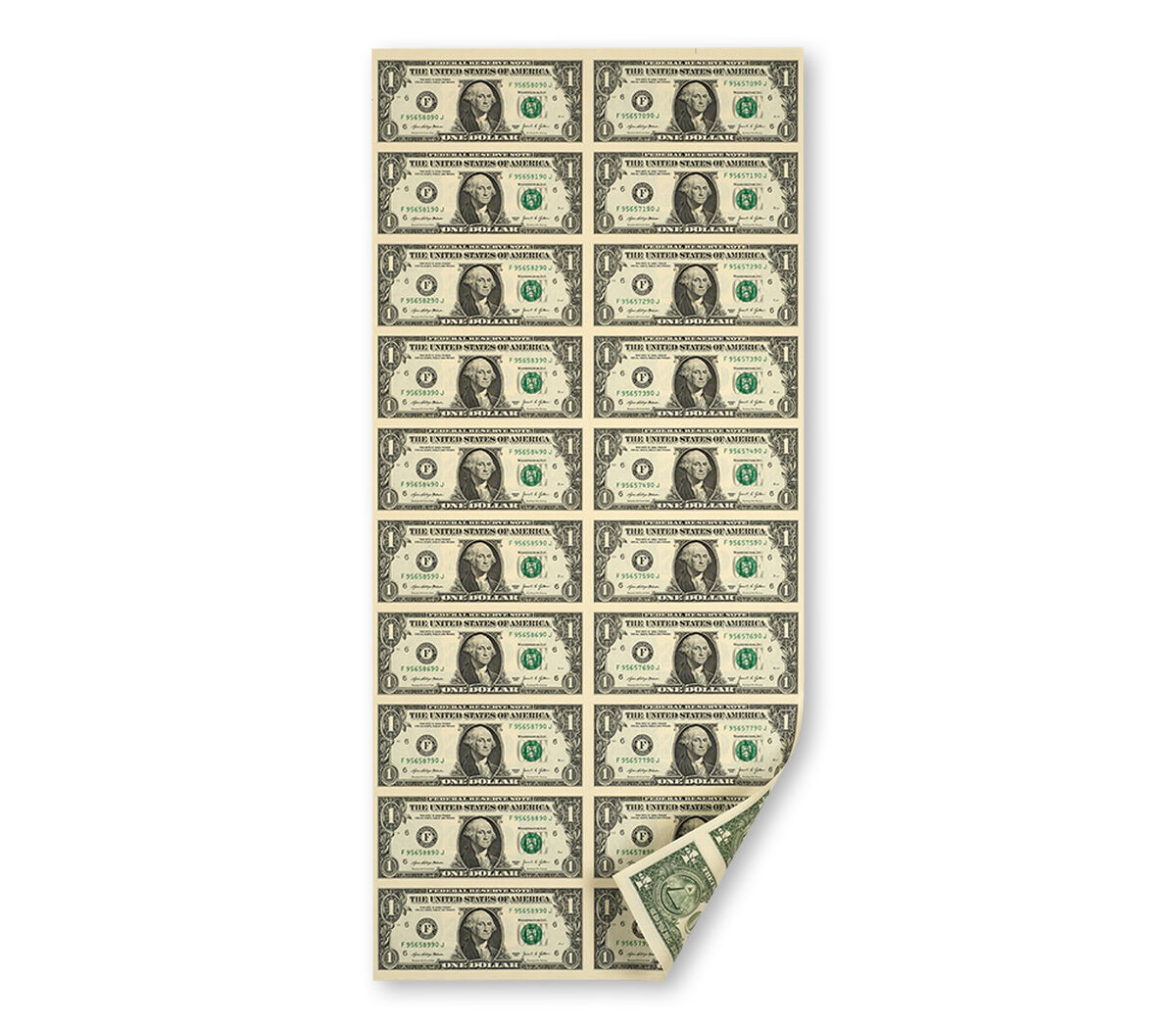 $1 &ndash; 20 Note Sheet (Atlanta) Series 2021, , hi-res image number 2.0