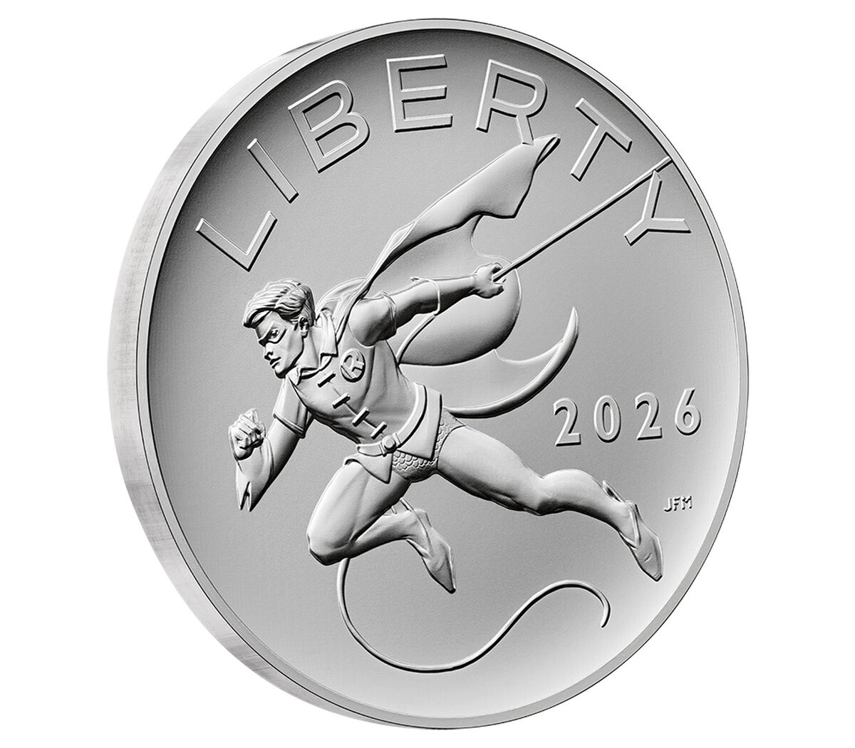 Comic Art 2.5 Ounce Silver Medal &ndash; Robin&trade;, , hi-res image number 3.0
