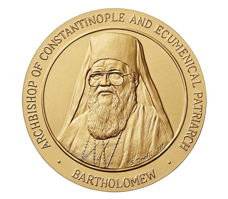 Ecumenical Patriarch Bartholomew Bronze Medal