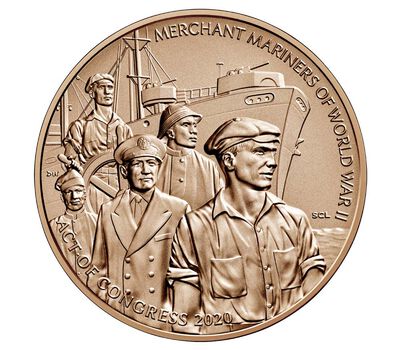 Merchant Mariners of World War II Bronze Medal