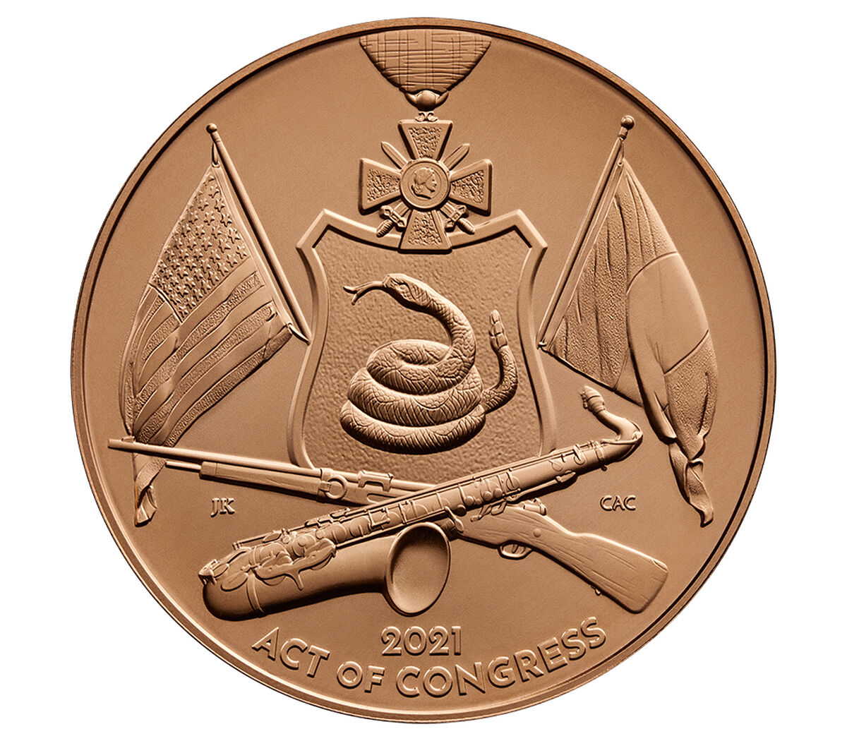 Harlem Hellfighters Bronze Medal image number 2.0