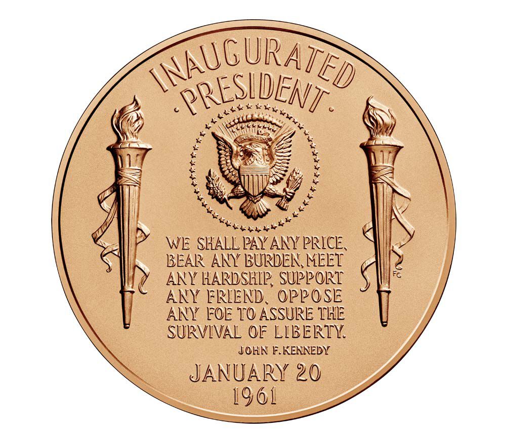 ジョン・F・ケネディ 記念 John F. Kennedy Bronze Medal | US Mint