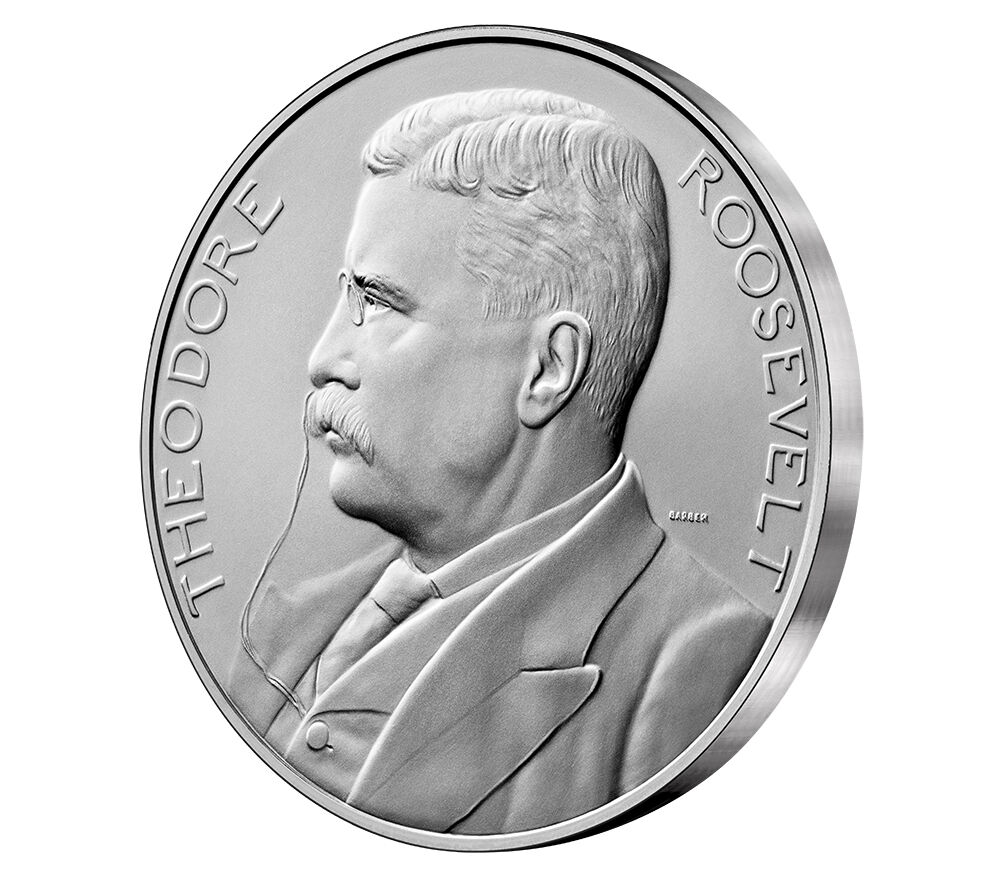 Theodore Roosevelt Presidential Silver Medal | US Mint