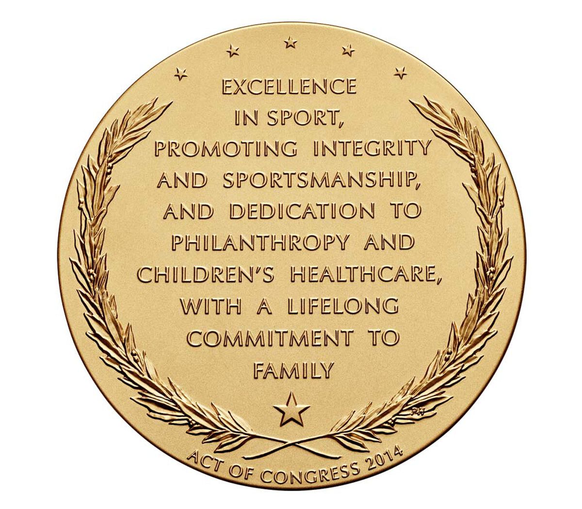 Jack Nicklaus Bronze Medal image number 2.0