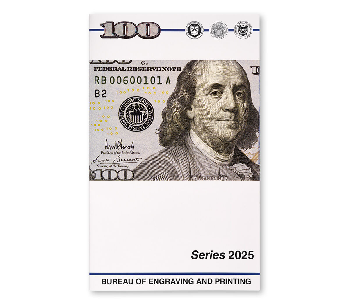 $100 &ndash; 4 Note Sheet (New York) Series 2025, , hi-res image number 7.0