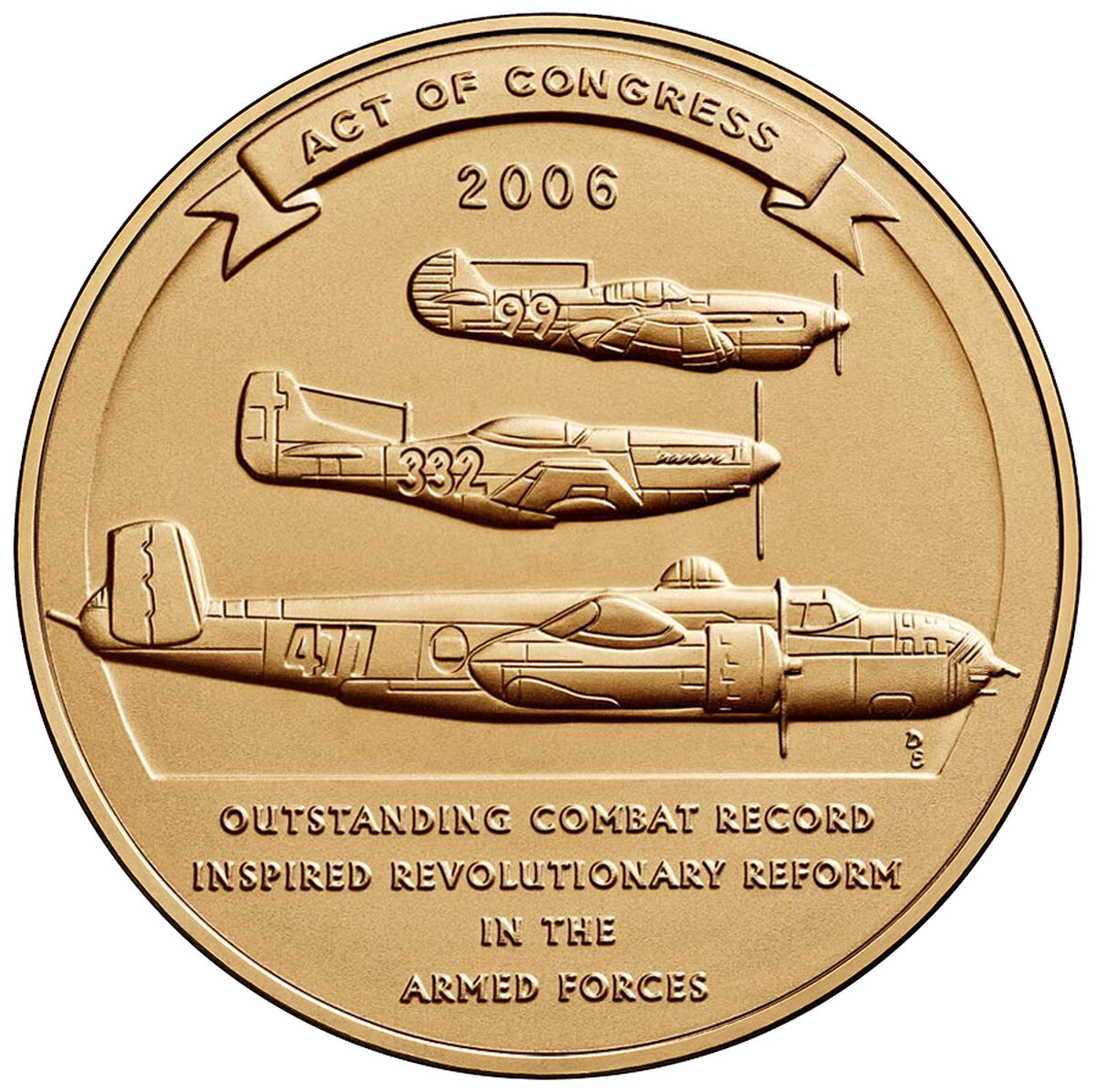 Tuskegee Airmen Bronze Medal image number 2.0