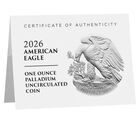 American Eagle 2026 One Ounce Palladium Uncirculated Coin, , hi-res