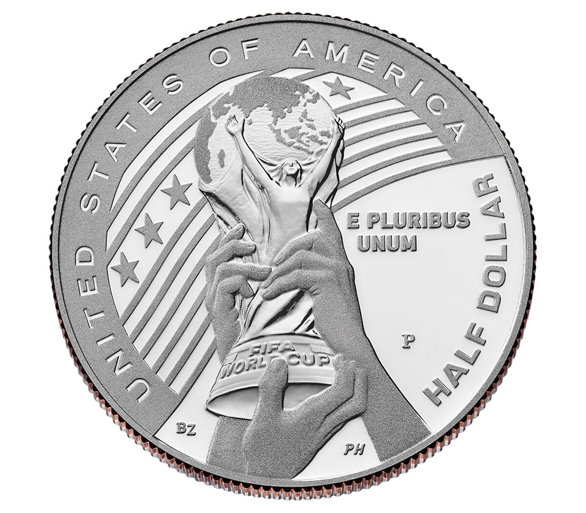 FIFA World Cup 2026&trade; Proof Half Dollar, , hi-res image number 3.0