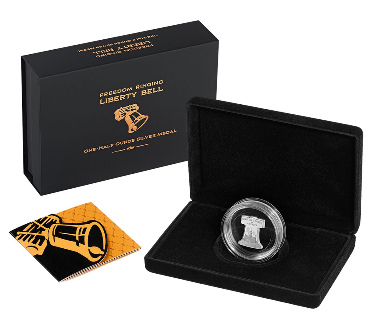 Freedom Ringing &ndash; Liberty Bell One-Half Ounce Silver Medal, , hi-res image number 1.0