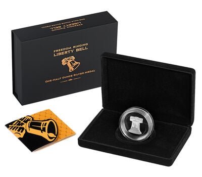 Freedom Ringing &ndash; Liberty Bell One-Half Ounce Silver Medal
