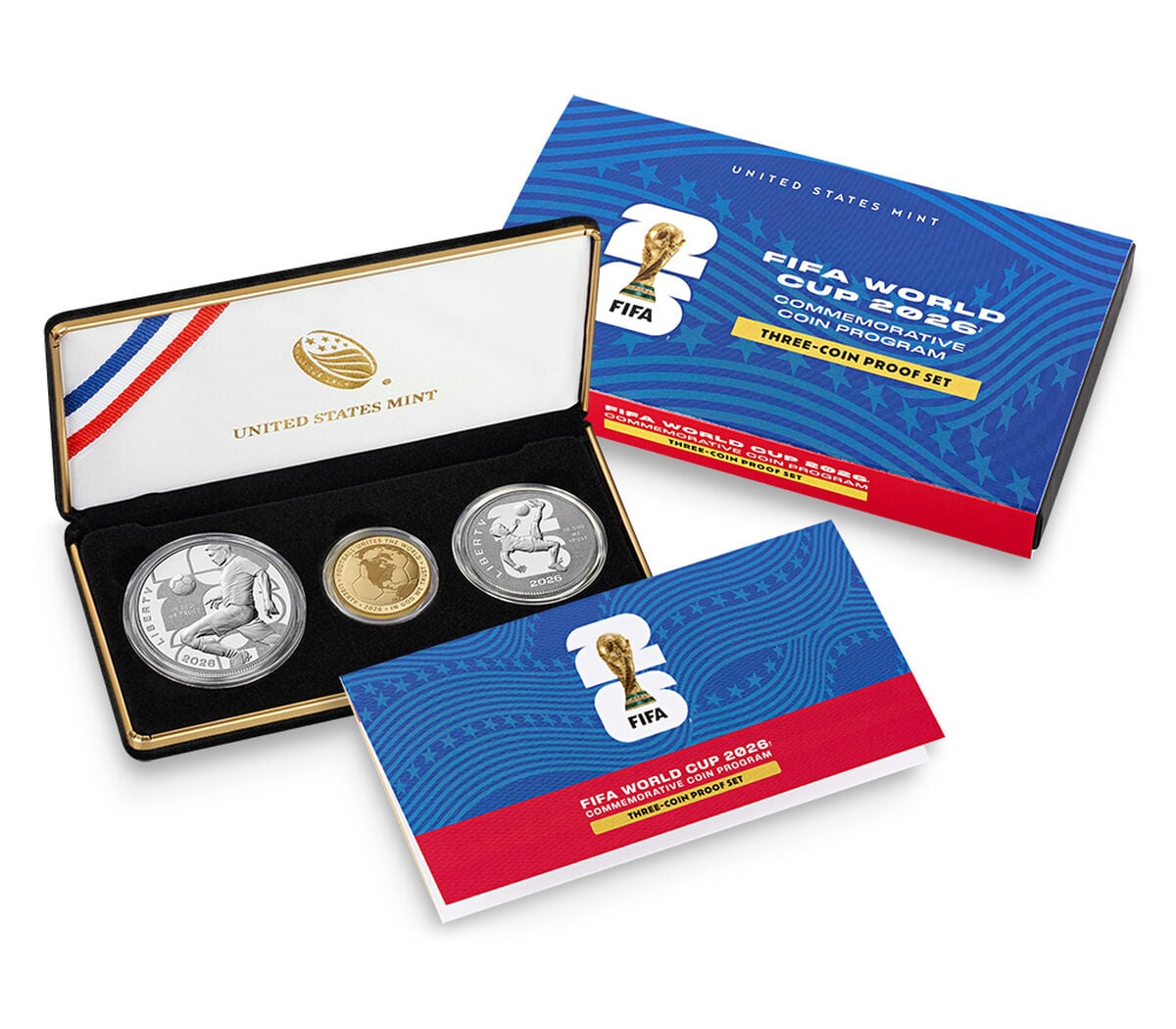 FIFA World Cup 2026&trade; Three-Coin Proof Set, , hi-res image number 1.0