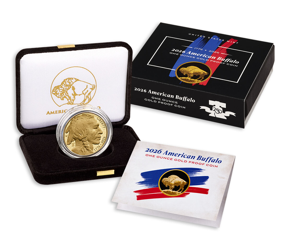 American Buffalo 2026 One Ounce Gold Proof Coin, , hi-res image number 1.0