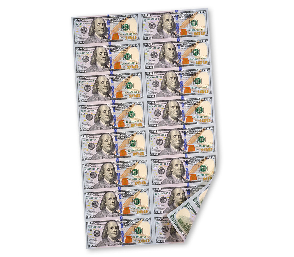 $100 &ndash; 16 Note Sheet San Francisco (L), , hi-res image number 2.0