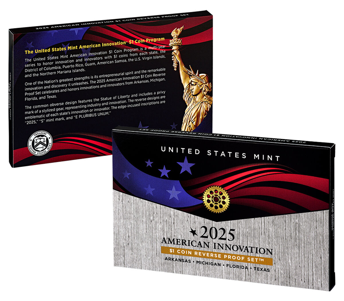 American Innovation 2025 $1 Coin Reverse Proof Set, , hi-res image number 6.0