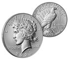 Morgan and Peace Dollar 2025 Reverse Proof Two-Coin Set, , hi-res