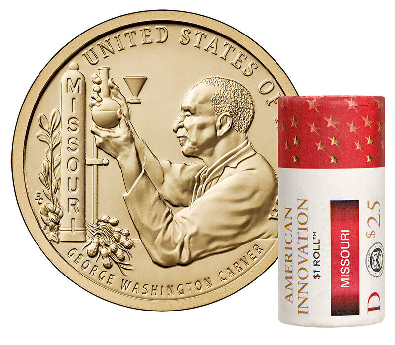 American Innovation $1 Coin 2024 Rolls and Bags - Missouri: 25-Coin Roll (D)