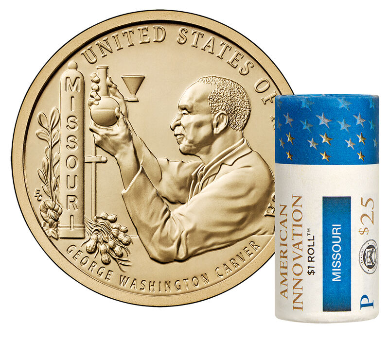 American Innovation $1 Coin 2024 Rolls and Bags - Missouri: 25-Coin Roll (P)