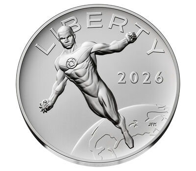 Comic Art 2.5 Ounce Silver Medal &ndash; Green Lantern&trade;