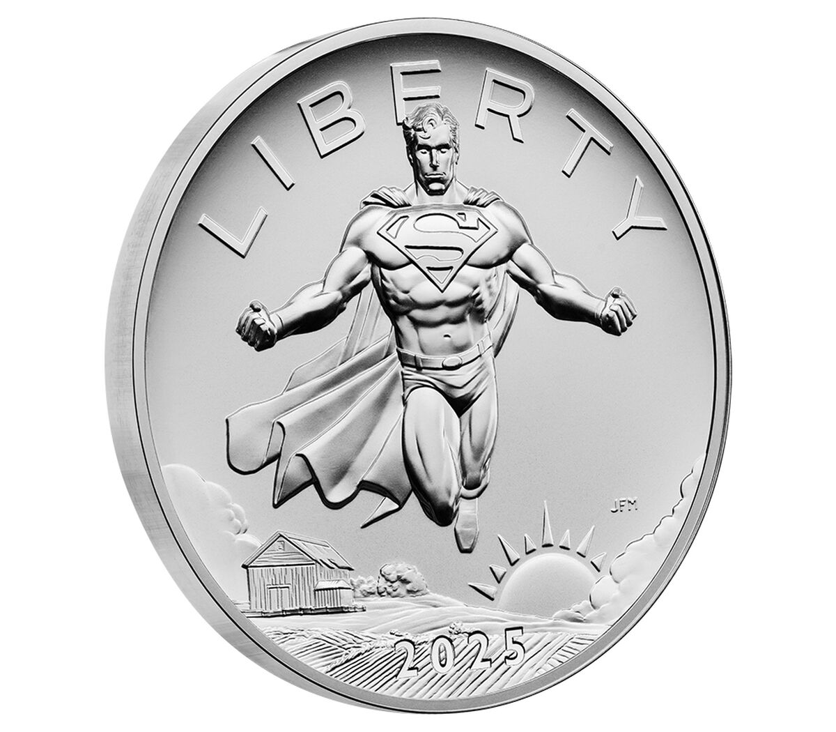 Comic Art 2.5 Ounce Silver Medal &ndash; Superman&trade;, , hi-res image number 6.0