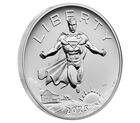 Comic Art 2.5 Ounce Silver Medal &ndash; Superman&trade;, , hi-res