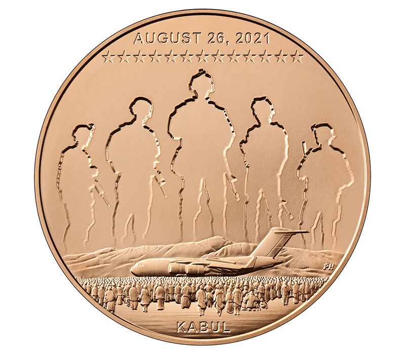 Heroes of Kabul, August 2021 Bronze Medal