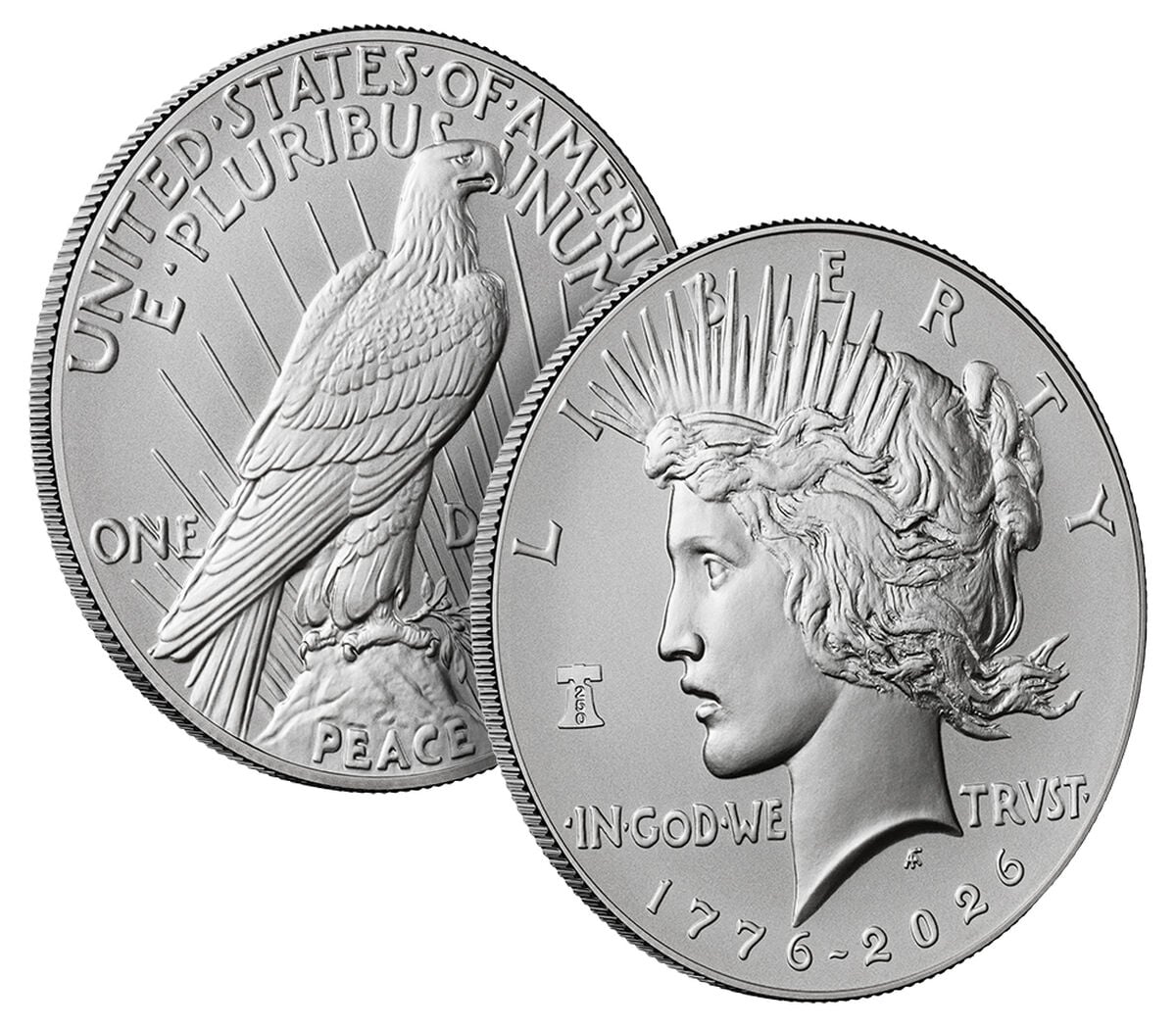 Peace Silver Dollar 2026 Enhanced Uncirculated Coin, , hi-res image number 4.0