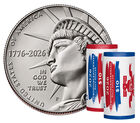 Semiquincentennial Half Dollar 2026 Rolls and Bags - Enduring Liberty