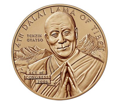 Dalai Lama Bronze Medal